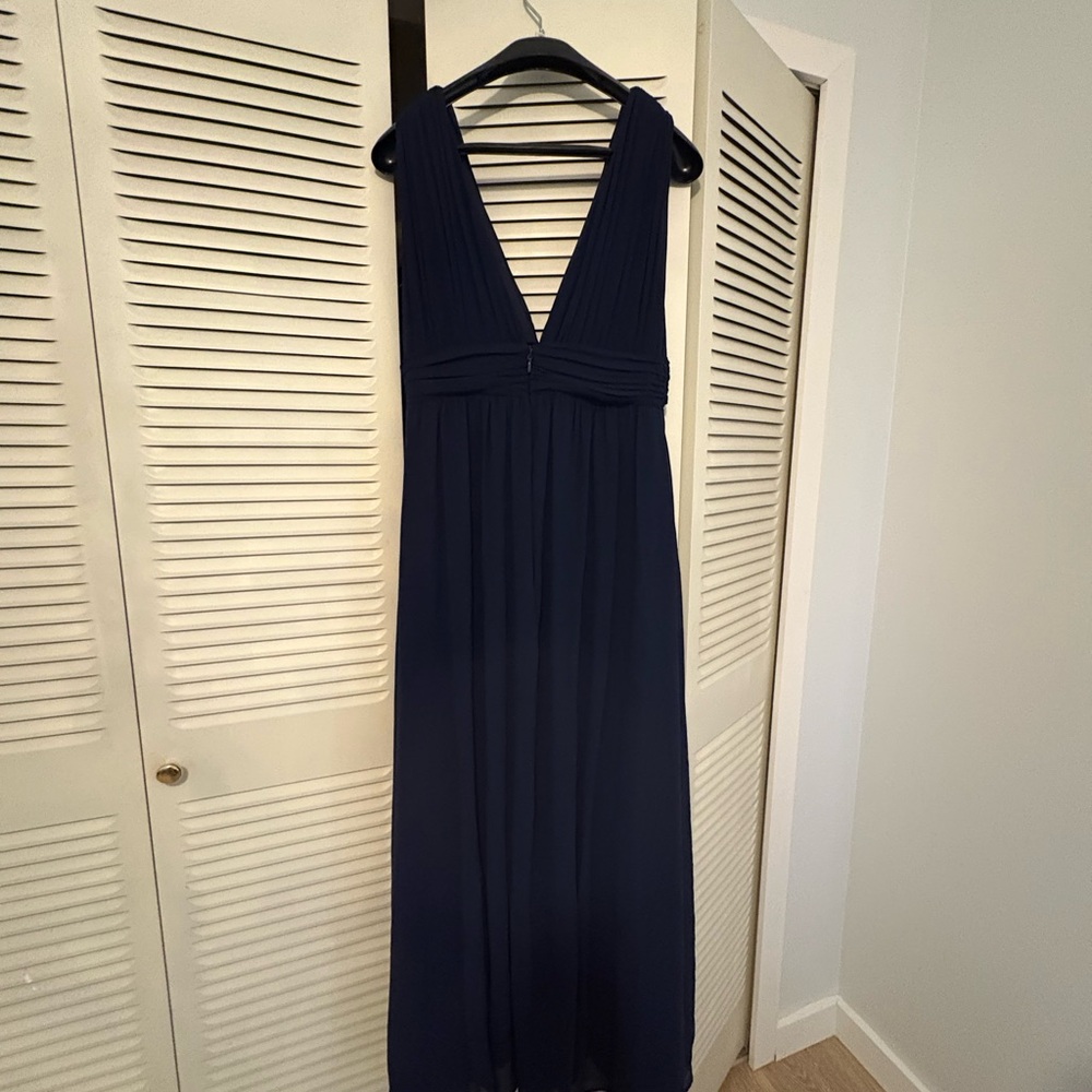 Lulu's Deep Blue Heavenly Hues Maxi Dress